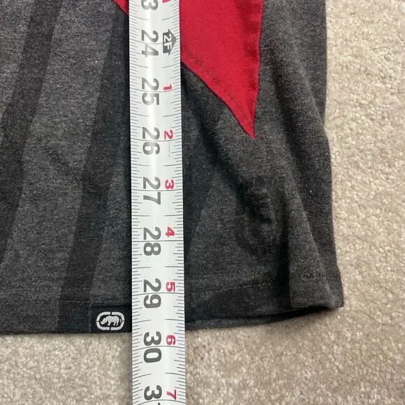 Ecko Unltd Mens Shirt Gray Camo 5XL B Print Unlimited Logo Short Sleeve‎ Large - Picture 4 of 6